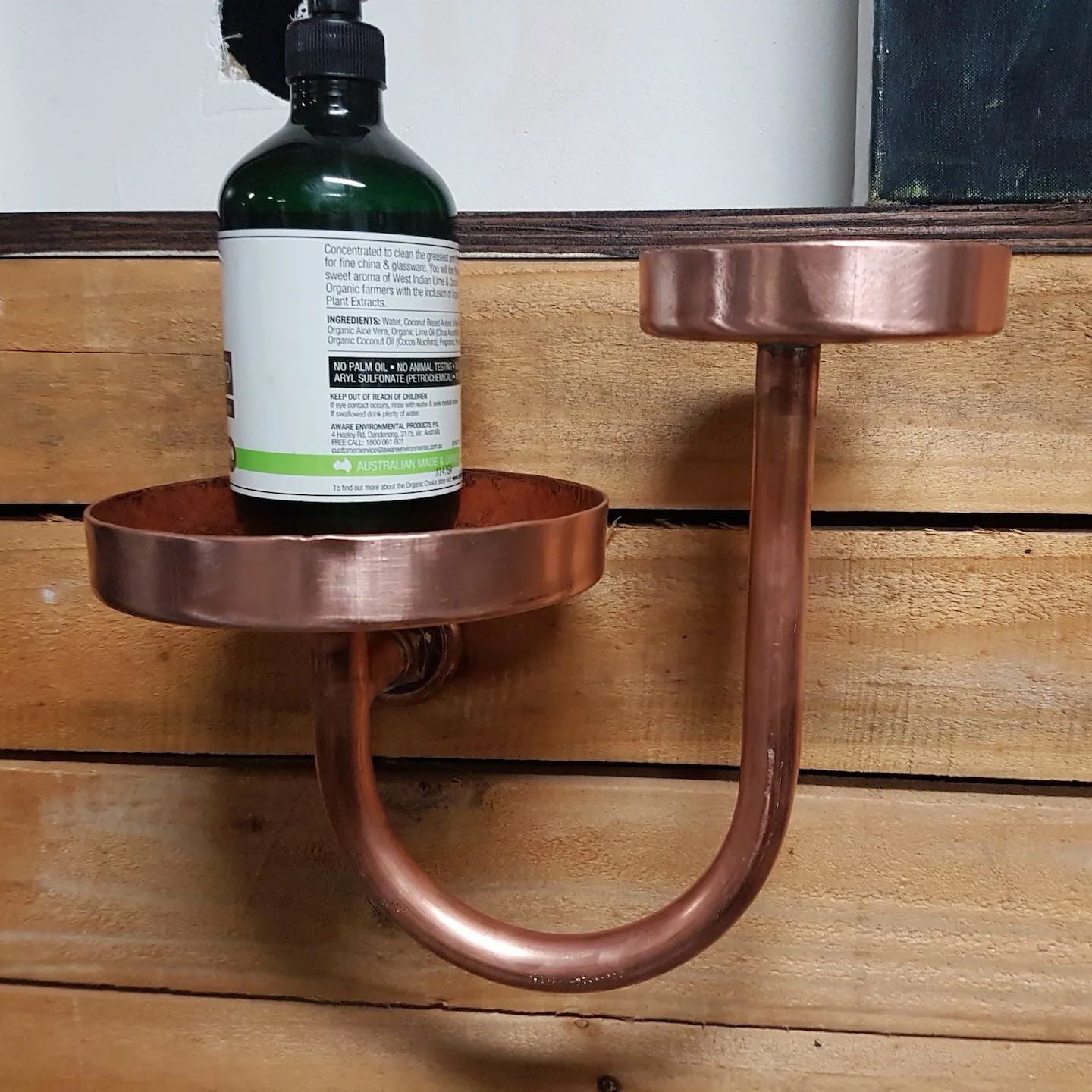 Đĩa đựng xà bông tắm ngoài trời gắn tường bằng đồng (copper) - Brosoap