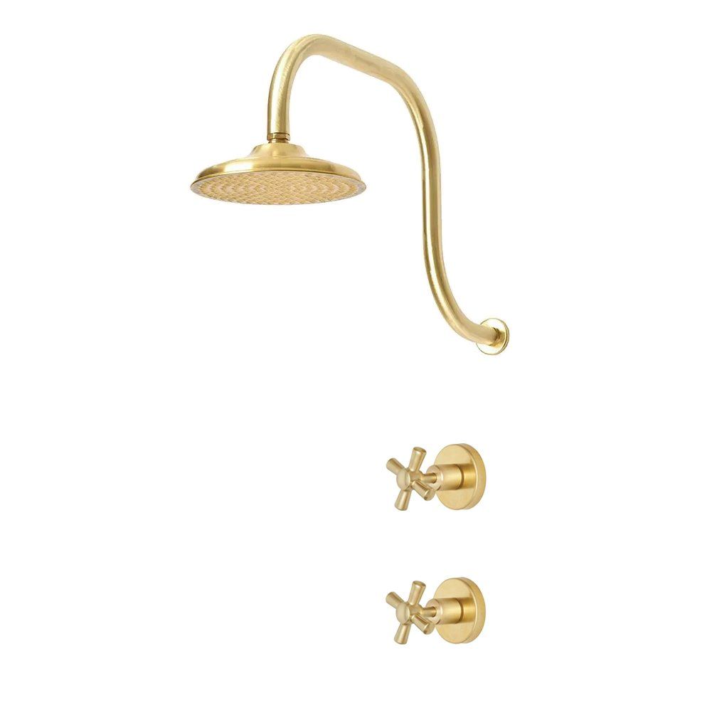 Sen vòi ngoài trời gắn tường bằng đồng thau (brass) - Browil Brass