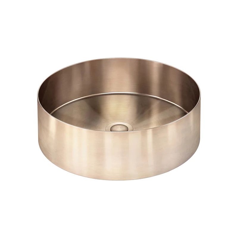 Chậu lavabo dương bàn stainless steel MChampagne - BRP380110CH