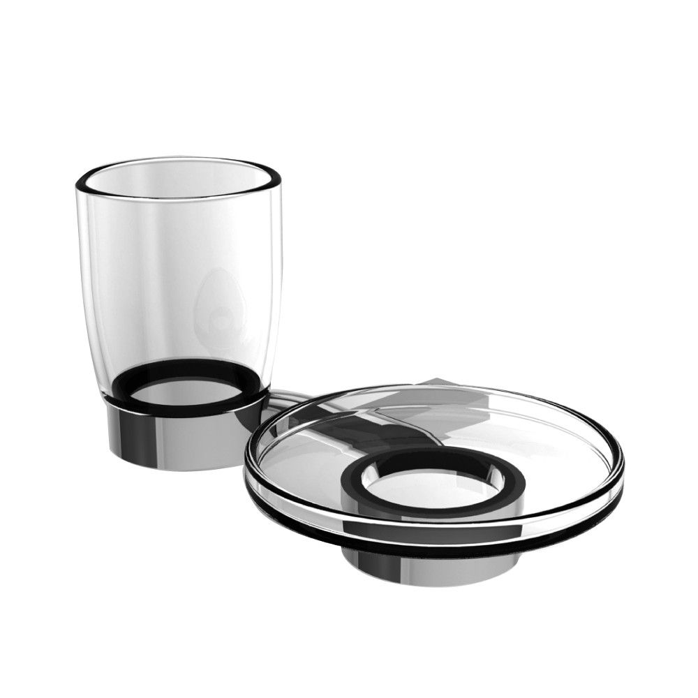 Ly đựng bàn chải đánh răng và đĩa đựng xà bông tắm treo tường Bamboo - 1013