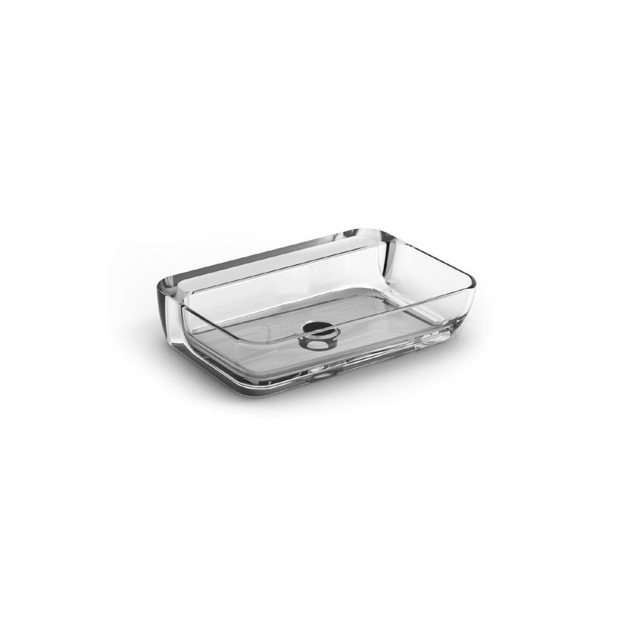 Chậu lavabo treo tường trong suốt - G201T