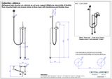  Vòi bồn tắm gắn sàn Alliance bằng đồng - 3309 