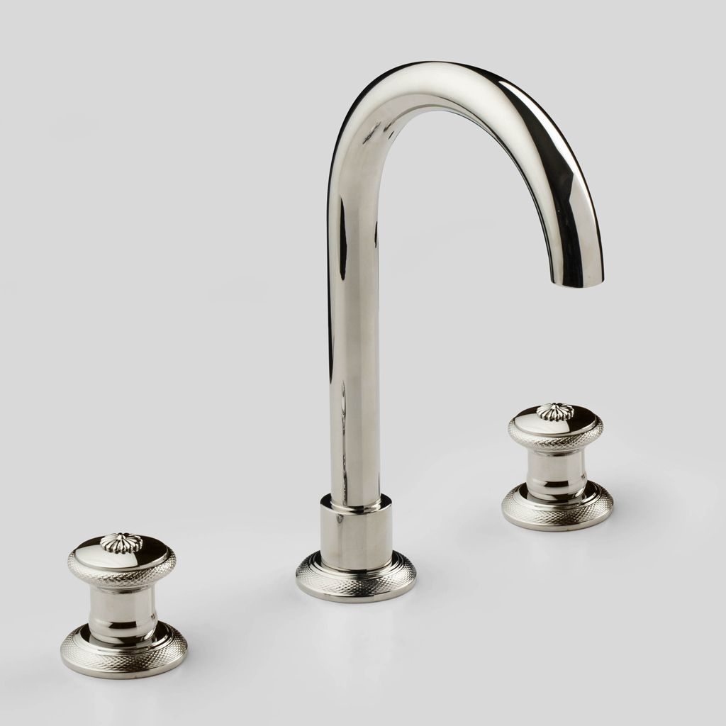  Vòi chậu rửa mặt Bijou polished nickel bằng đồng 