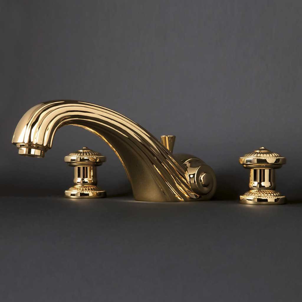  Vòi bồn tắm cổ điển Bonroche polished gold bằng đồng 