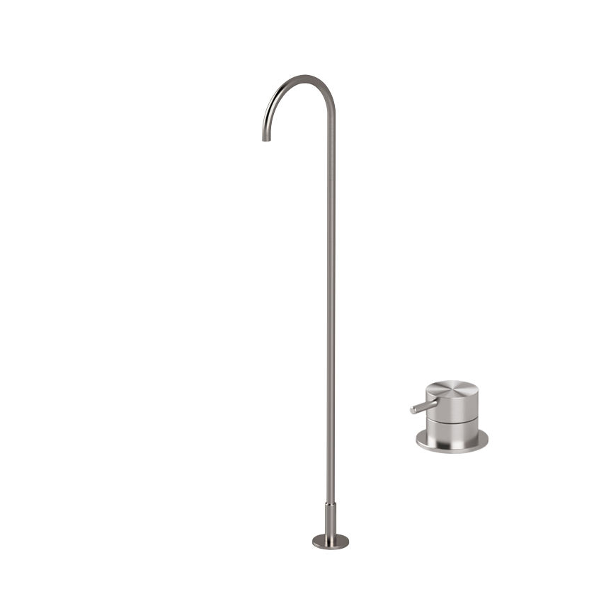  Vòi chậu lavabo chân dài gắn sàn bằng stainless steel Toki - CHP50 