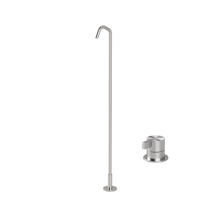  Vòi chậu lavabo chân dài gắn sàn bằng stainless steel Toox - CHP90 