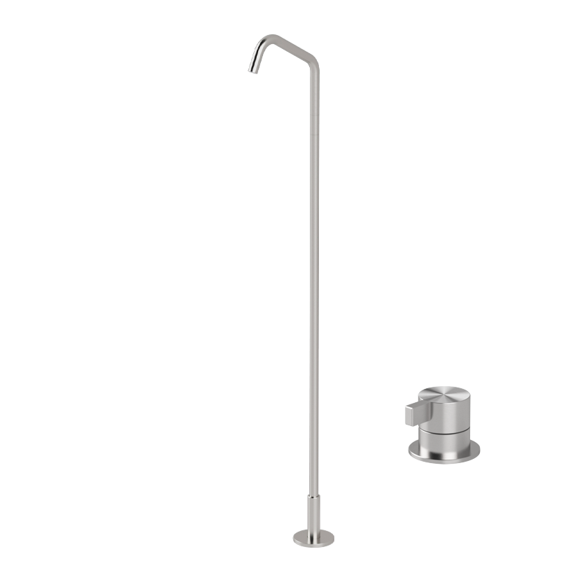  Vòi chậu lavabo chân dài gắn sàn bằng stainless steel Toox - CHP91 