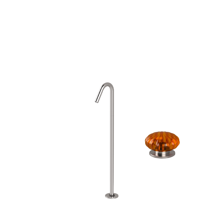 Vòi chậu lavabo chân dài gắn sàn bằng stainless steel Dorin - CHV1
