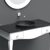  Chậu Lavabo Bán Âm Bàn Circus FL Black Mat 