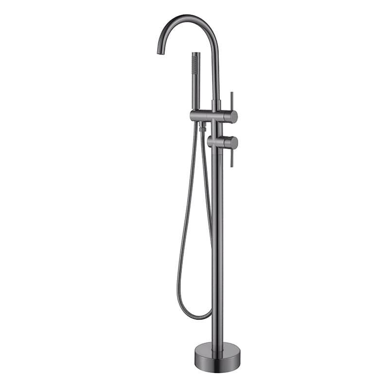 Vòi bồn tắm gắn sàn có sen cầm tay bằng đồng Cari - CR020FGM