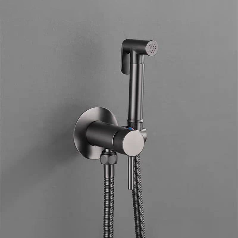 Vòi xịt vệ sinh nóng lạnh gắn tường bằng đồng Cari - CR022WGM