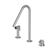  Vòi bếp rửa chén bát 3 lỗ có vòi xịt cầm tay bằng stainless steel Toox - CUC5 