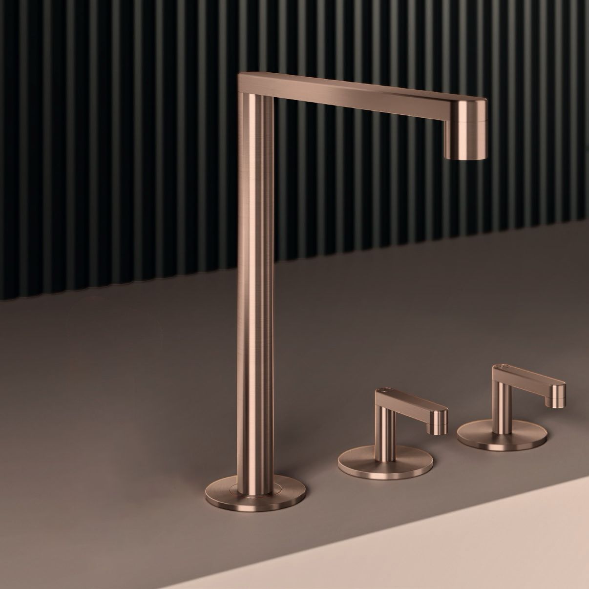 Vòi bếp rửa chén 3 lỗ nóng lạnh bằng stainless steel Kira - CUK2