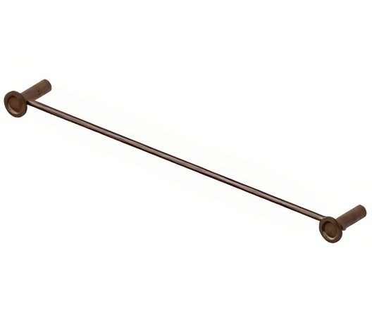 Thanh treo khăn phòng tắm 600mm bằng đồng Tibò - CWO5