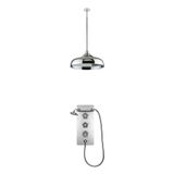  Vòi sen âm trần điều chỉnh nhiệt độ cổ điển bằng đồng, bát sen Ø300mm Drumbi - Shower Ceiling 