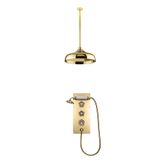  Vòi sen âm trần điều chỉnh nhiệt độ cổ điển bằng đồng, bát sen Ø300mm Drumbi - Shower Ceiling 