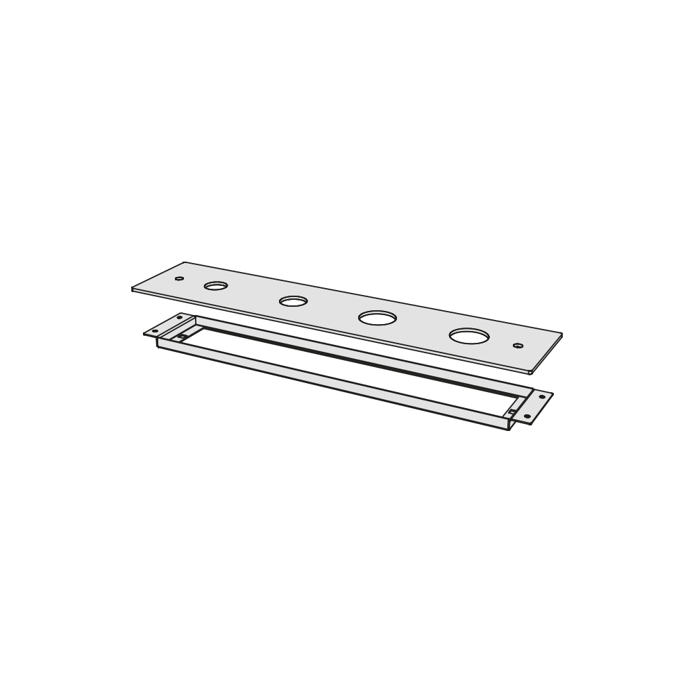 Vòi bồn tắm 4 lỗ có vòi sen cầm tay bằng đồng Hito Cinquantuno - B4Q