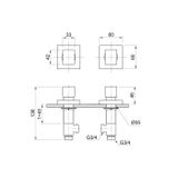  Vòi chậu rửa mặt bằng đồng Boy - DJCAN320-BOY192034NA 