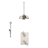  Vòi sen âm trần điều chỉnh nhiệt độ cổ điển bằng đồng, bát sen Ø300mm Drumbel - Shower Ceiling 