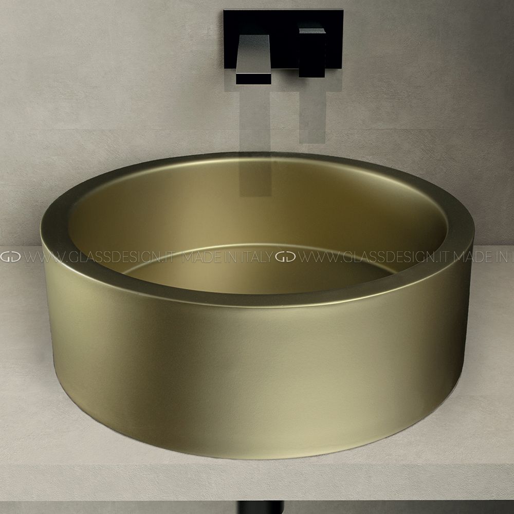  Chậu Lavabo De Coste Dark Gold Mat 