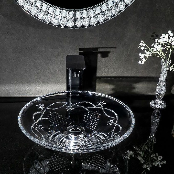  Chậu Lavabo Pha Lê Dilos Vinea Clear Crystal 