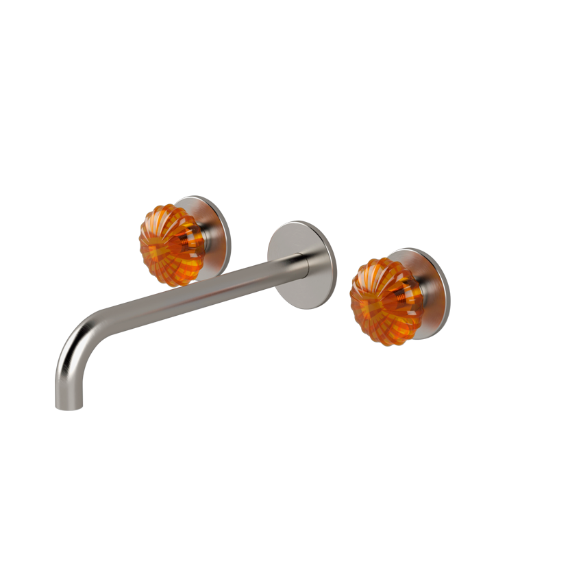 Vòi chậu lavabo gắn tường dài 250mm bằng stainless steel Dorin - DRN29