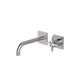  Vòi chậu lavabo gắn tường 2 lỗ dài 190mm bằng stainless steel Dixi - DXN18 