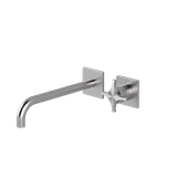  Vòi chậu lavabo gắn tường 2 lỗ dài 250mm bằng stainless steel Dixi - DXN19 