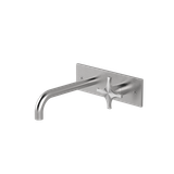  Vòi chậu lavabo gắn tường 2 lỗ dài 190mm bằng stainless steel Dixi - DXN21 