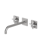  Vòi chậu lavabo gắn tường 3 lỗ dài 250mm bằng stainless steel Dixi - DXN29 
