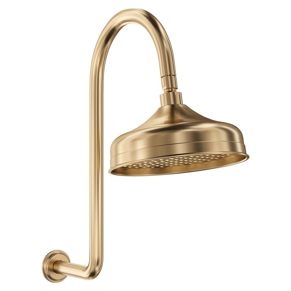 Tay sen gắn tường bát sen 200mm bằng đồng Ellian - E411138A