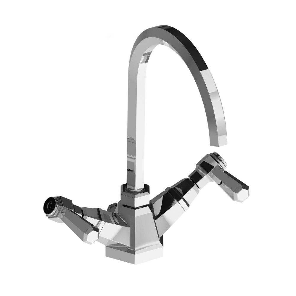 Vòi chậu lavabo cao 295mm bằng đồng Eccelsa - 3217P
