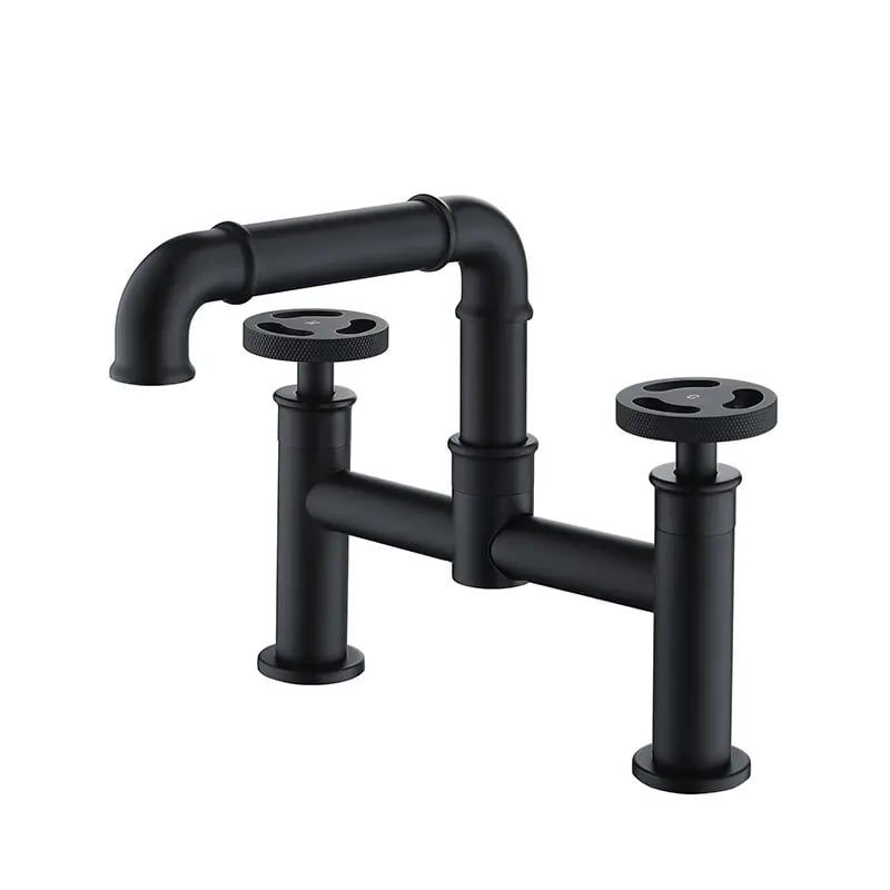 Vòi chậu lavabo ống nước 2 lỗ - F20A08KP
