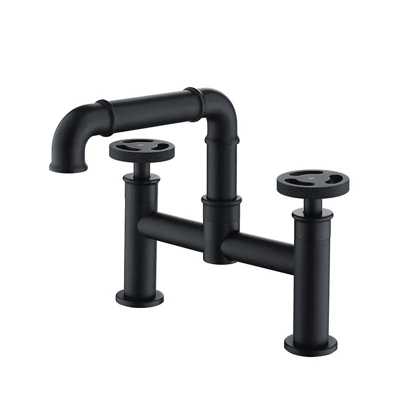 Vòi chậu lavabo ống nước 2 lỗ - F20A08KP