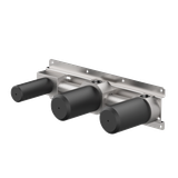  Vòi bồn tắm điều chỉnh nhiệt độ gắn tường 3 lỗ 3 đầu ra dài 190mm bằng stainless steel Aico - TRN90 