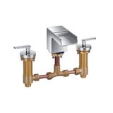  Vòi chậu lavabo ba lỗ bằng đồng Cascade - FH8255C 