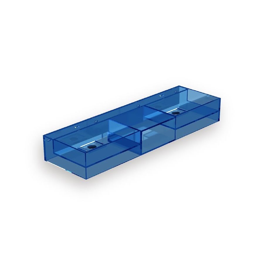 Chậu lavabo treo tường trong suốt - G235