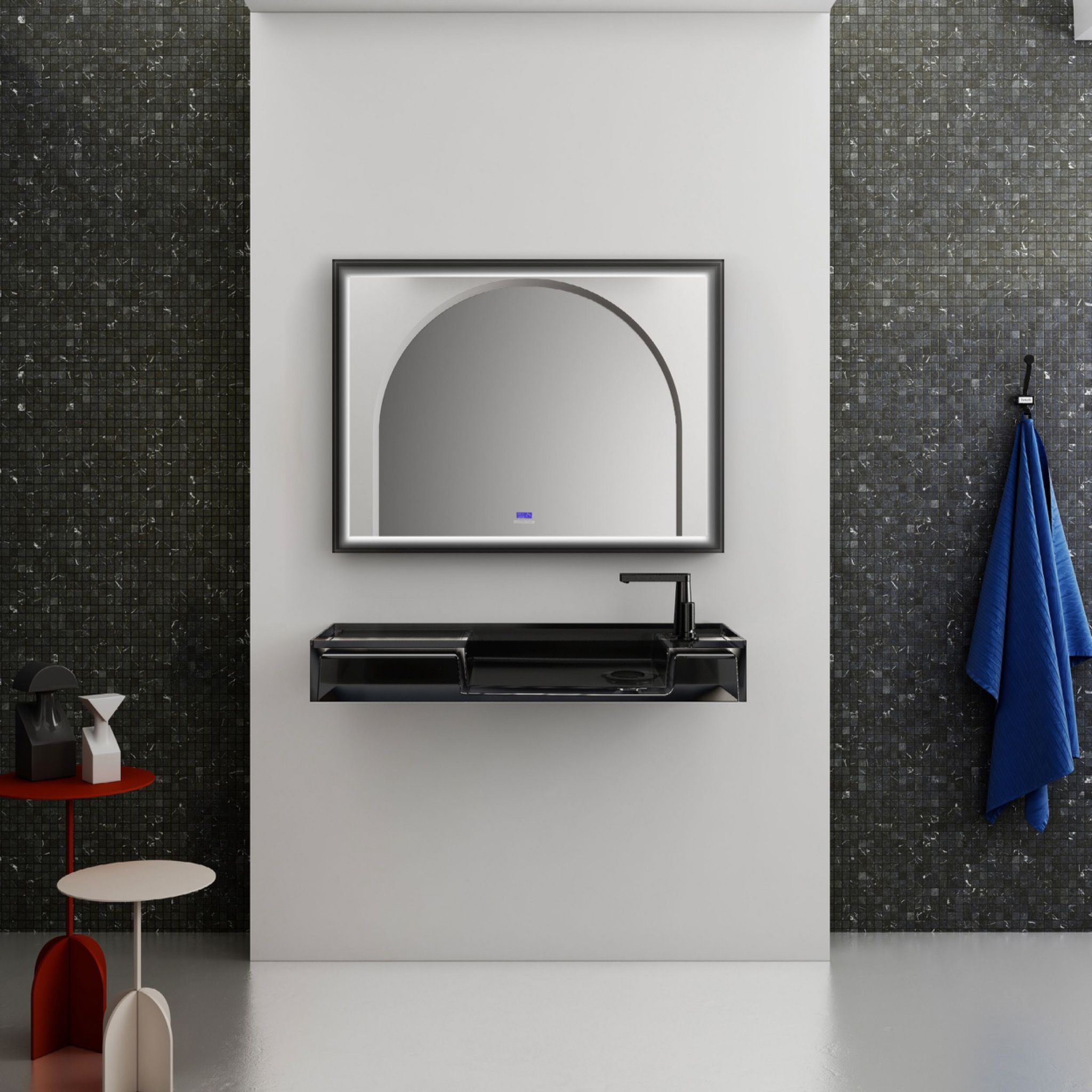 Chậu lavabo treo tường trong suốt - G802T