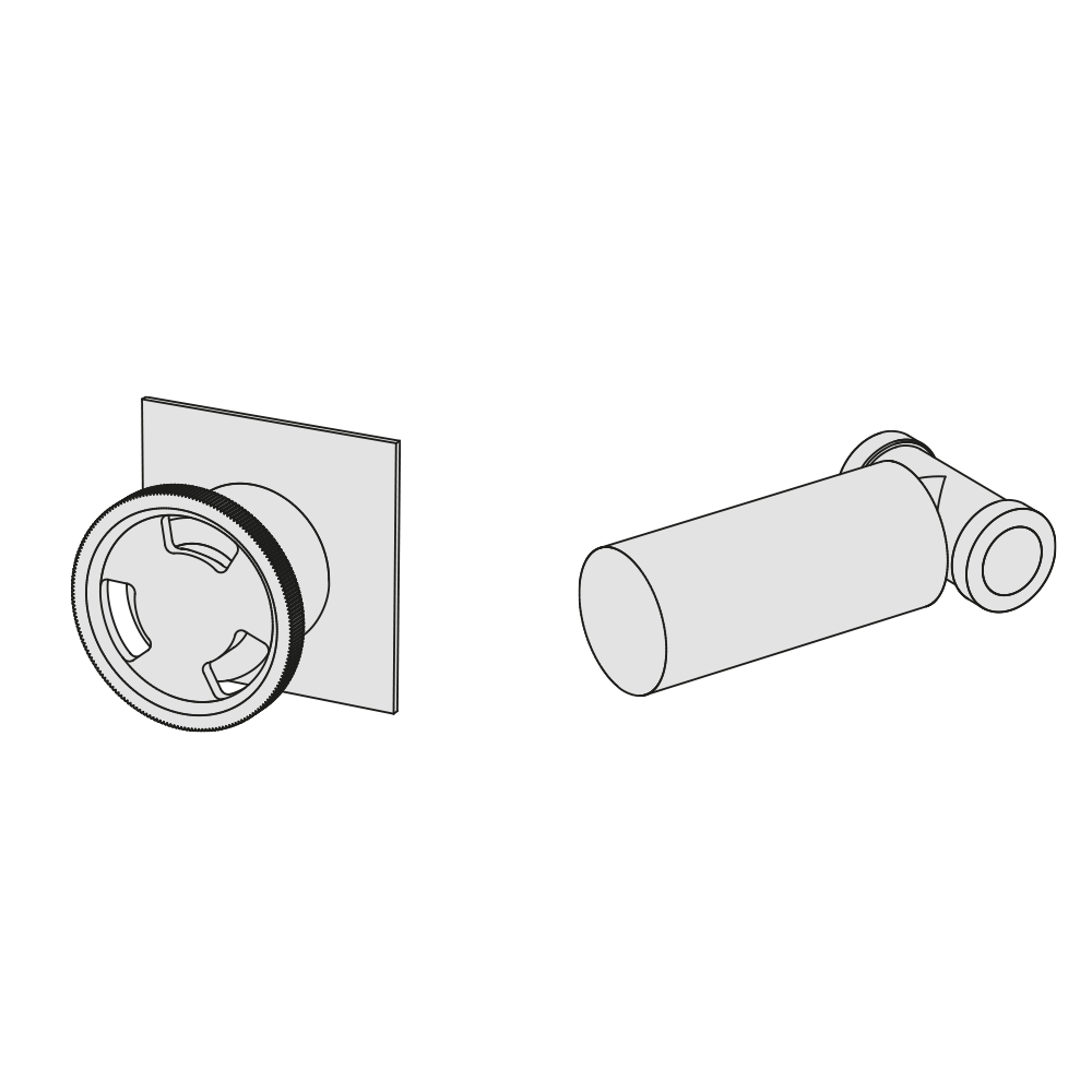 External Part - Van dừng 3/4