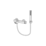  Vòi bồn tắm gắn tường có vòi sen cầm tay bằng đồng Hito Quarantuno - H4U22 