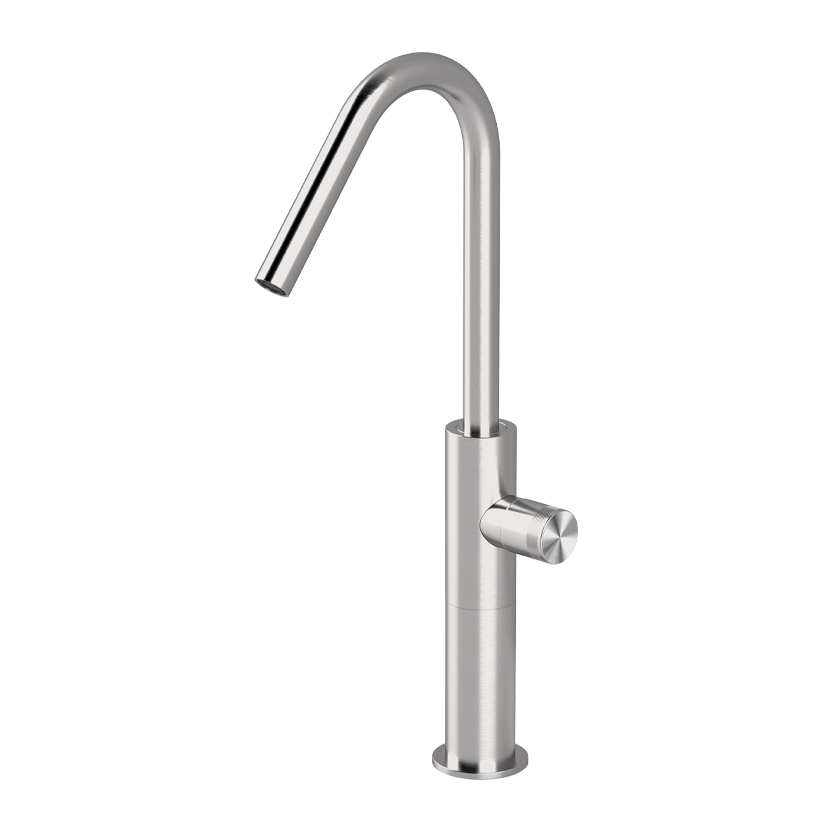  Vòi chậu lavabo cao 420mm bằng stainless steel Hiro - HIR3 