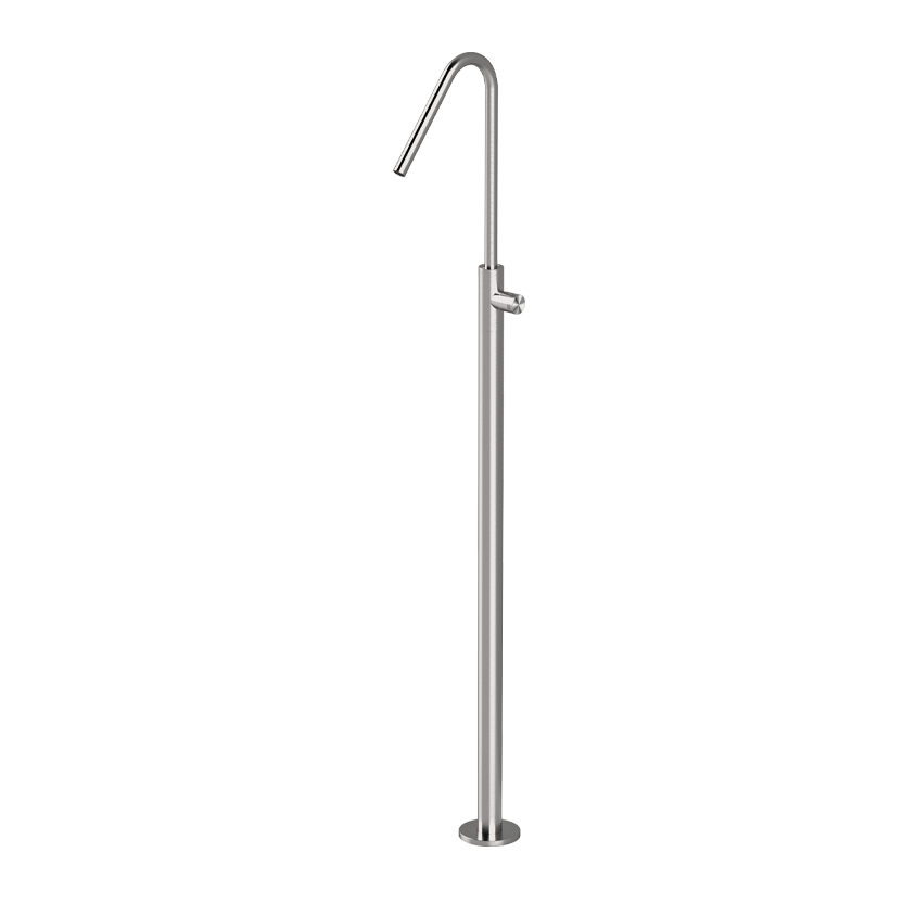 Vòi chậu lavabo chân dài gắn sàn bằng stainless steel Hiro - HRN14