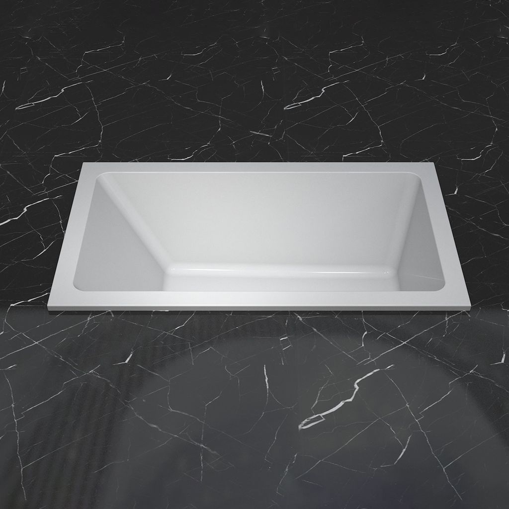 Bồn tắm drop-in chữ nhật bằng acrylic - 4024HY