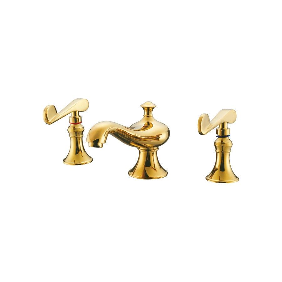 Vòi chậu lavabo 3 lỗ bằng đồng cổ điển - HD005-20002