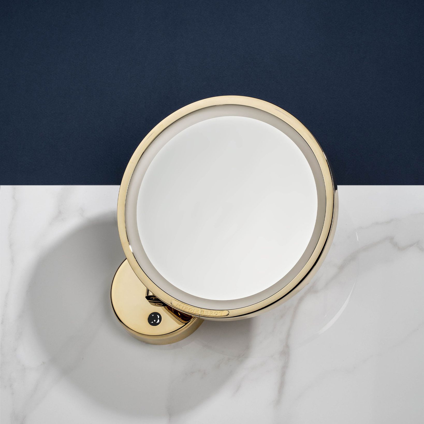 Gương trang điểm treo tường Ø24cm Intemporel Gold