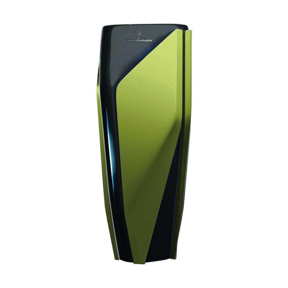 Chậu Lavabo Chân Dài Phong Cách Lamborghini Acid Green Mat - Black Mat
