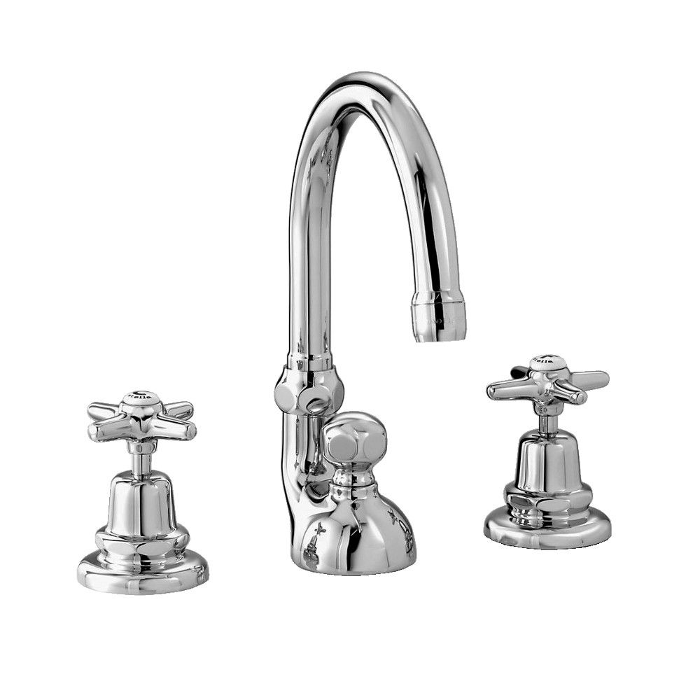 Vòi chậu lavabo cổ điển cao 235mm bằng đồng Italica - 3225TC