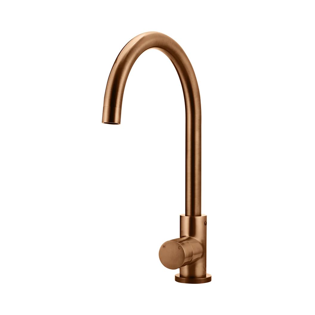 Vòi bếp rửa chén bát cao 359mm xoay 360 độ bằng đồng MBronze - K03PNBZ