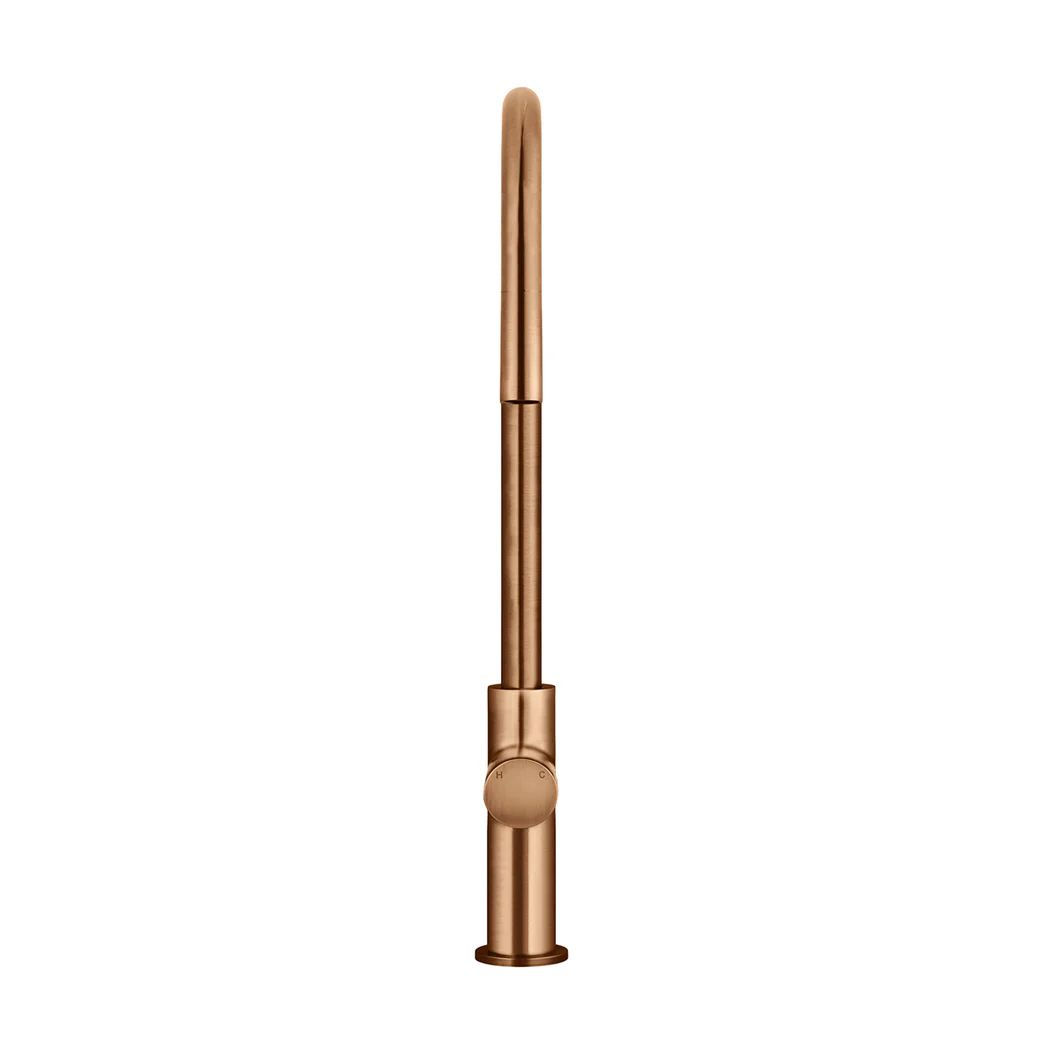 Vòi bếp rửa chén bát cao 442mm đầu vòi kéo ra bằng đồng MBronze - K17PNBZ