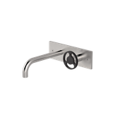  Vòi chậu lavabo gắn tường 2 lỗ dài 190mm bằng stainless steel Kàto - KAN21 